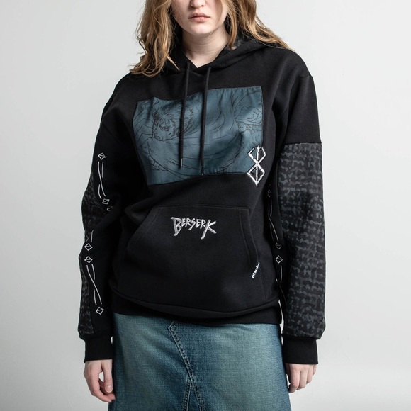 NWT - Atsuko Berserk Brand of Sacrifice Unisex Hoodie, Black - Size Large - Picture 3 of 11